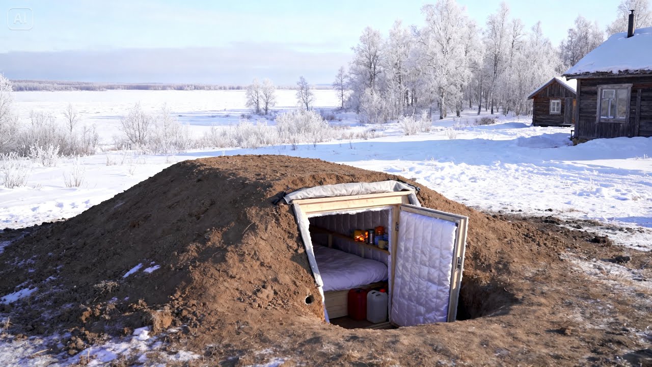 SETTLERS MOCKED HIS SUBZERO SHELTER — UNTIL IT STAYED WARM THROUGH THE FREEZE OF ’52