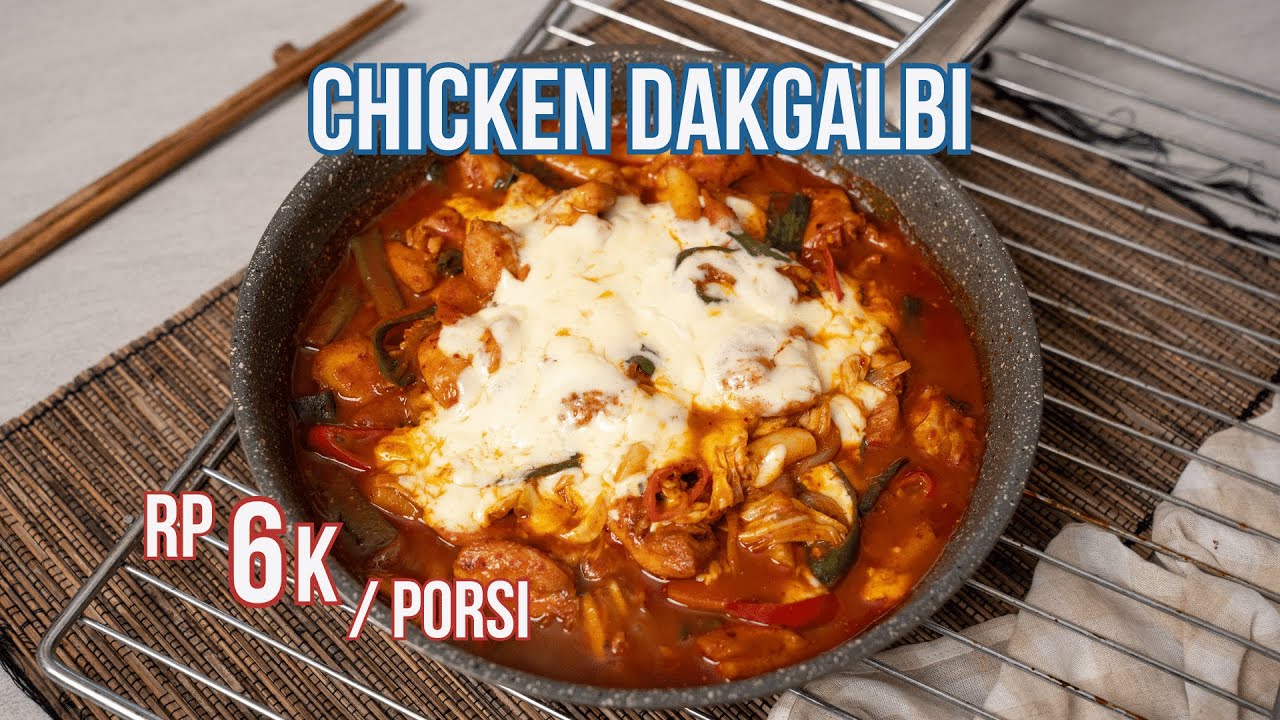 Masak Makanan Ala Drakor ?! Wangi Enak Banget ! Resep Chicken Dakgalbi [ Ayam Panggang Korea ]
