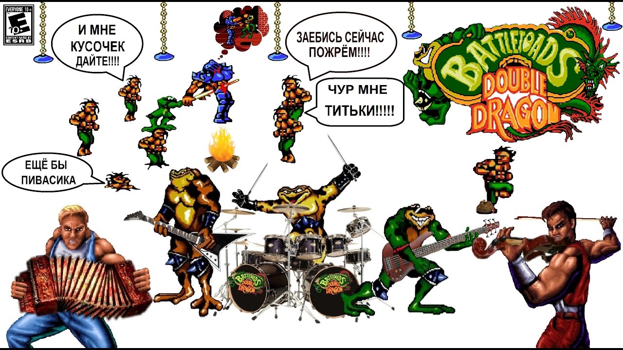 Музыкальная озвучка Battletoads & Double Dragon.  Level 6 - Shadow - Boss Showdown.