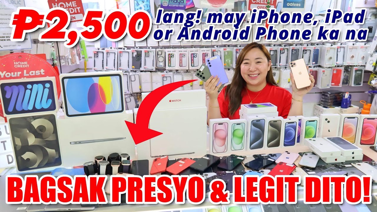 LAHAT BUMABA ANG PRESYO! ₱2500 may iPhone, Ipad or Android Ka Na (Legit To!) Bagsak Presyo na Lahat