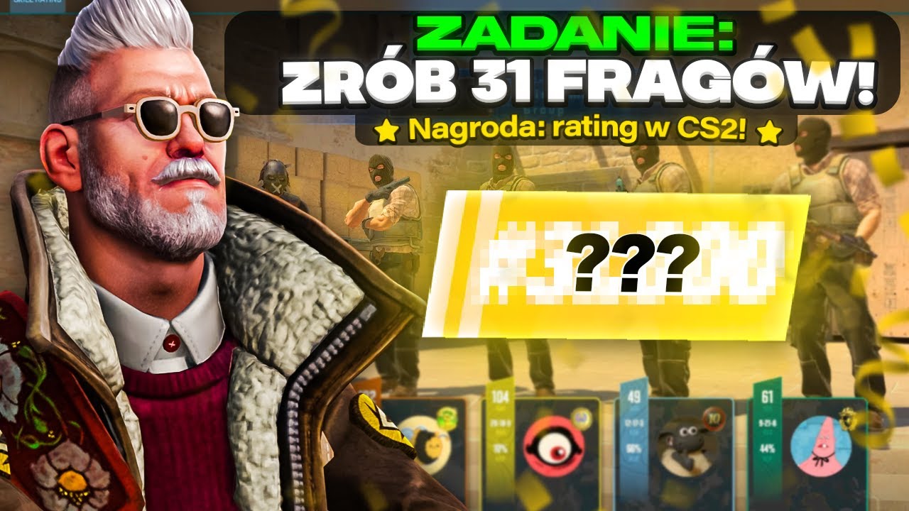 Musiałem zrobić 31 FRAG&Oacute;W, aby odzyskać RATING w CS2!