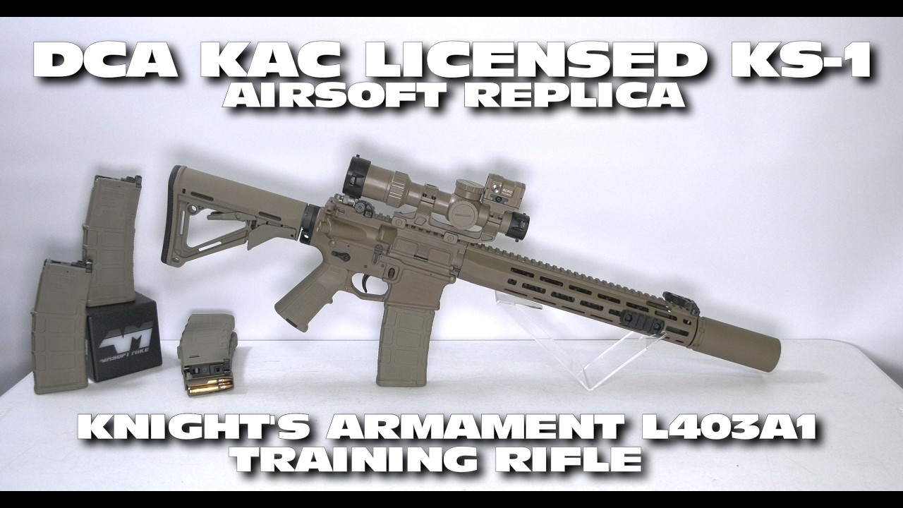 DCA KAC LICENSED KS-1 L403A1 MWS Airsoft Gas Blowback / Training Rifle / Airsoft Unboxing