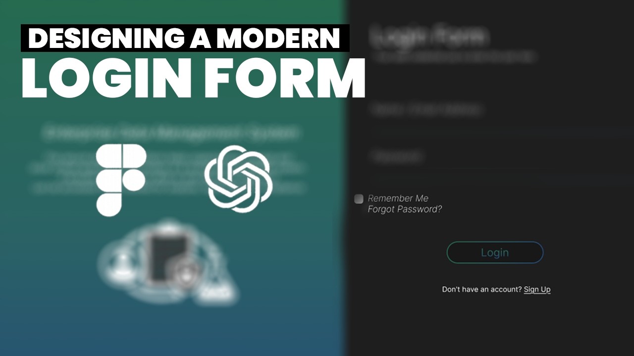 How to Design a Modern Login Form Using Figma & AI Tools | UI Design Tutorial