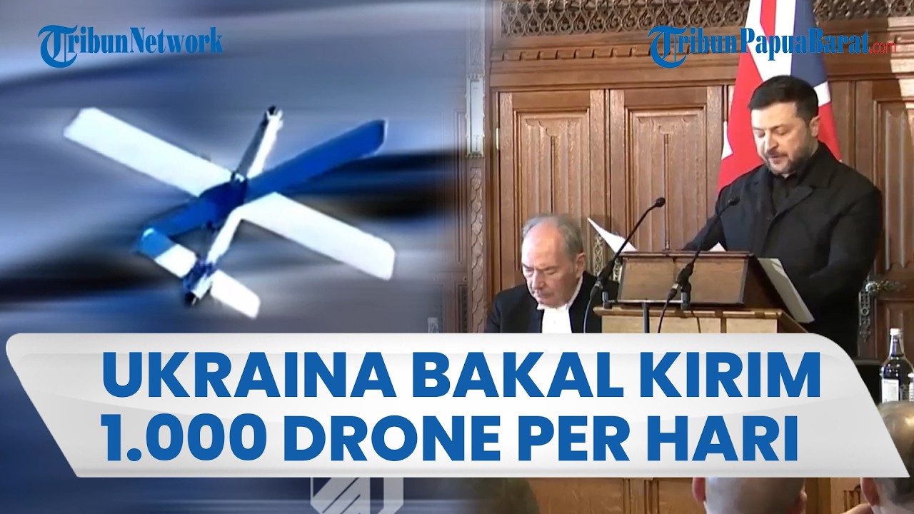 LAWAN SERANGAN IRAN, Ukraina Bakal Kirim 1.000 Drone per Hari untuk Negara-negara Teluk