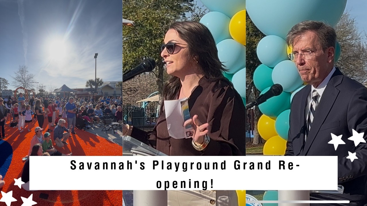 Grand Reopening & ribbon cutting of the Savannah's Playground in the Market Common's Myrtle Beach!