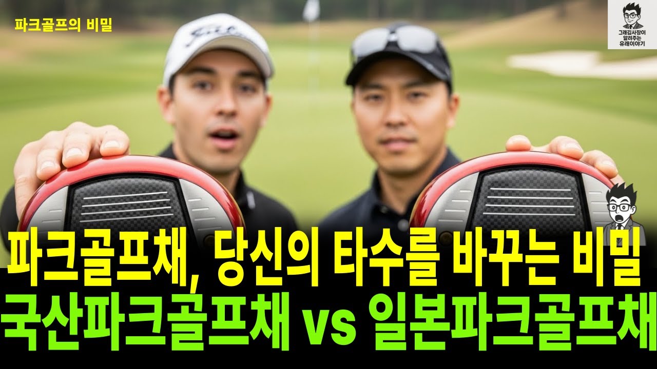 파크골프채, 왜 치면 치수록 차이가 날까? 국산 vs 일본… 결과가 이렇게 다릅니다