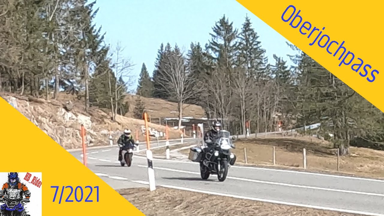 #MotorradtourAllgäu 2021| Kurven über Kurven - #Oberjochpass für mich Allein ... 👍😎