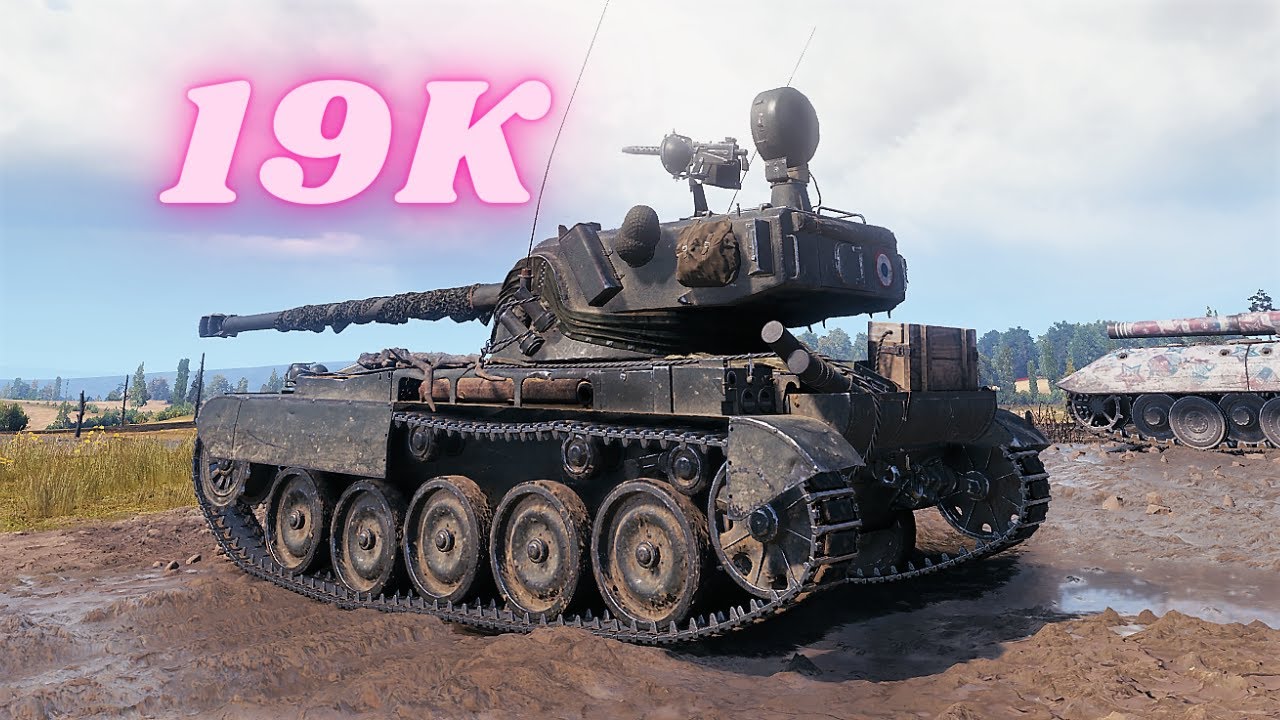 AMX 13 105  perfect light tank game 19K Spot Damage  World of Tanks Gameplay (4K)