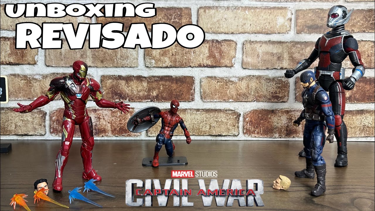 Figuras Avengers Civil War UNBOXING y REVISADO #MarcelLegends