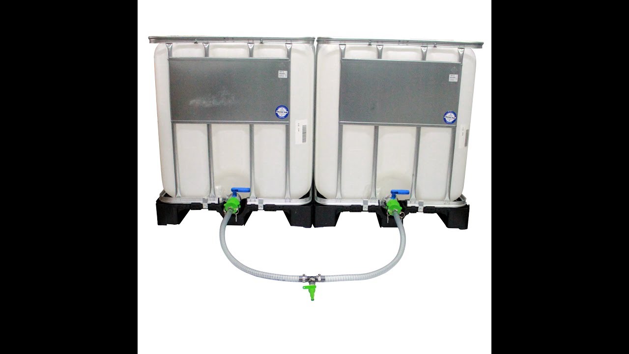 IBC Tanks / Wassertanks / Regentonne verbinden Anleitung *NEU* mit Tankverbinder Set DN25 und DN40