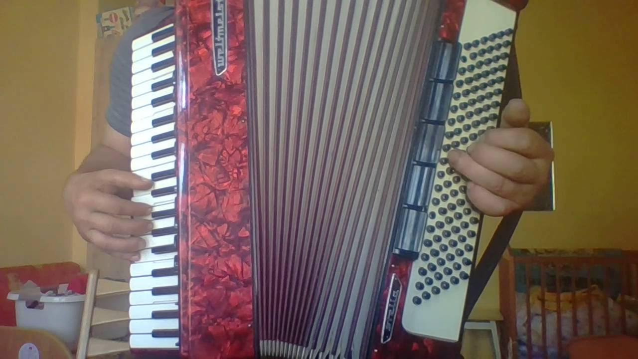Basowanie na akordeonie w kawałku 