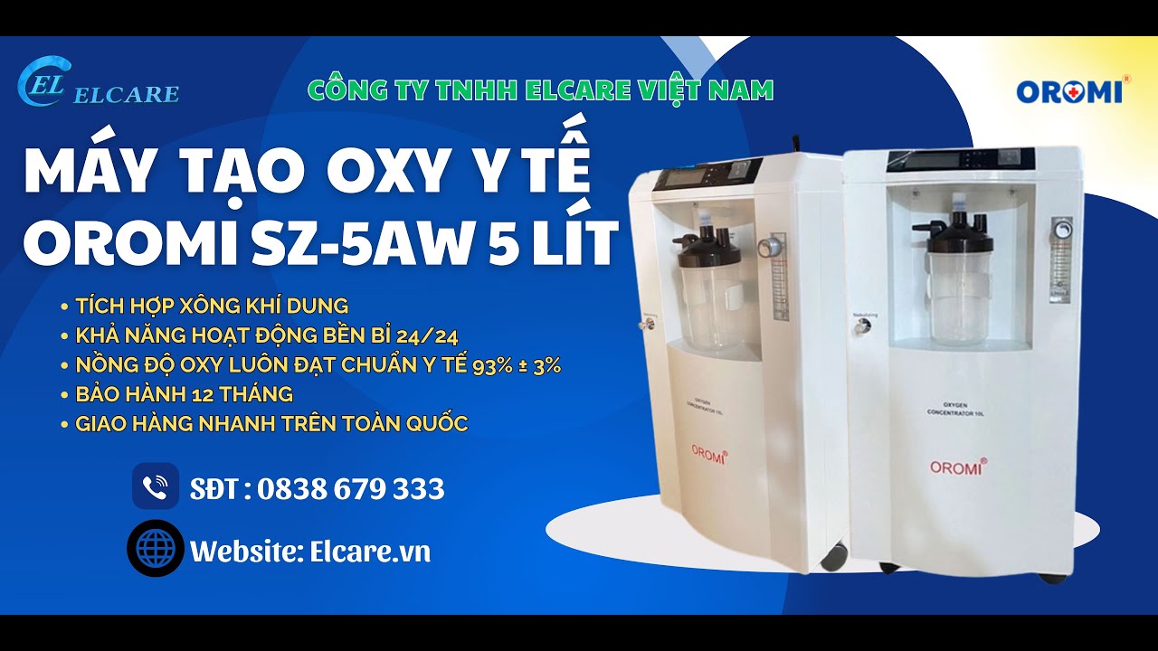 Giải Pháp Oxy Y Tế - Máy Tạo Oxy Oromi SZ-5AW 5 Lít