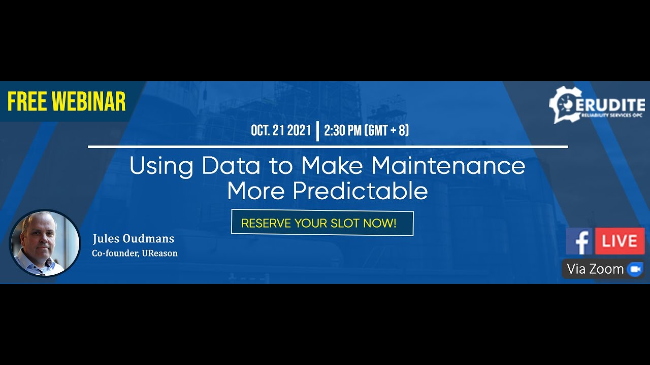 WEBINAR: Using Data to Make Maintenance More Predictable