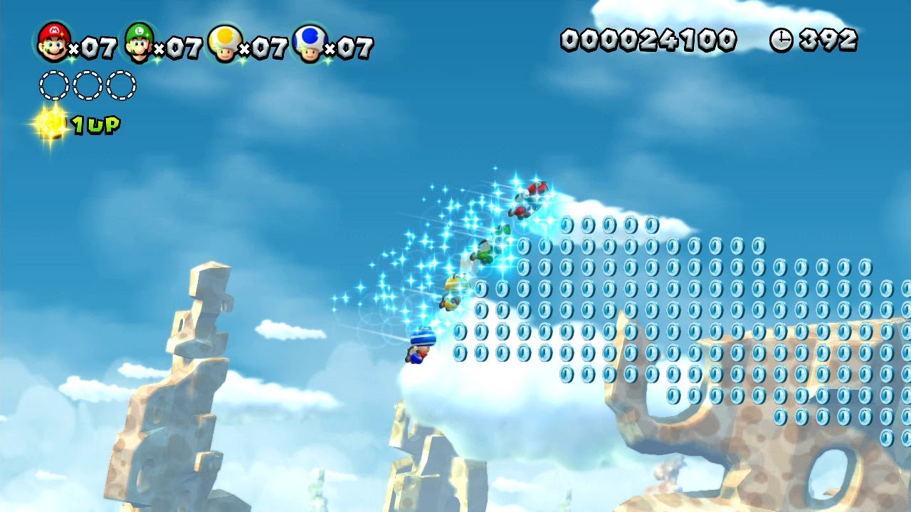 New Super Mario Bros. U -- No Coin Left Behind in Walking Piranha Plants!