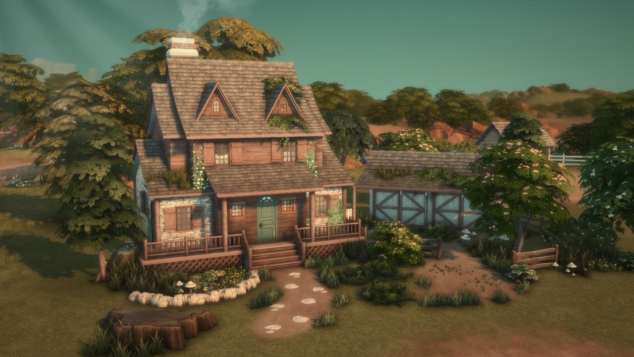 Budget Family Home ~ Chestnut Ridge ~ (The Sims 4 SpeedBuild: No CC)