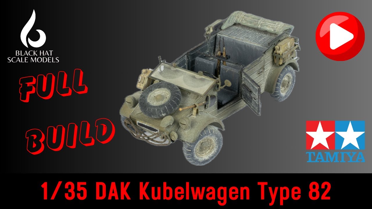 1/35 DAK Kubelwagen Type 82 | Full build video
