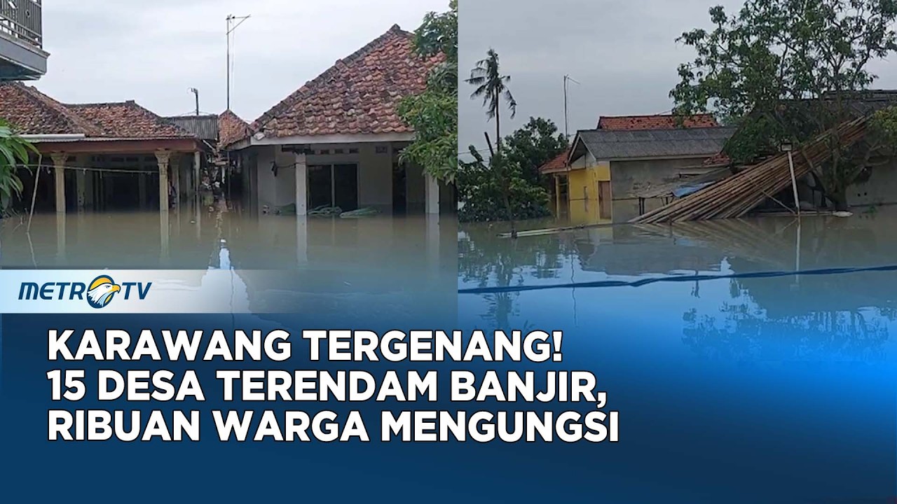 Karawang Dilanda Banjir Besar! Ketinggian Air Lebih dari 2 Meter
