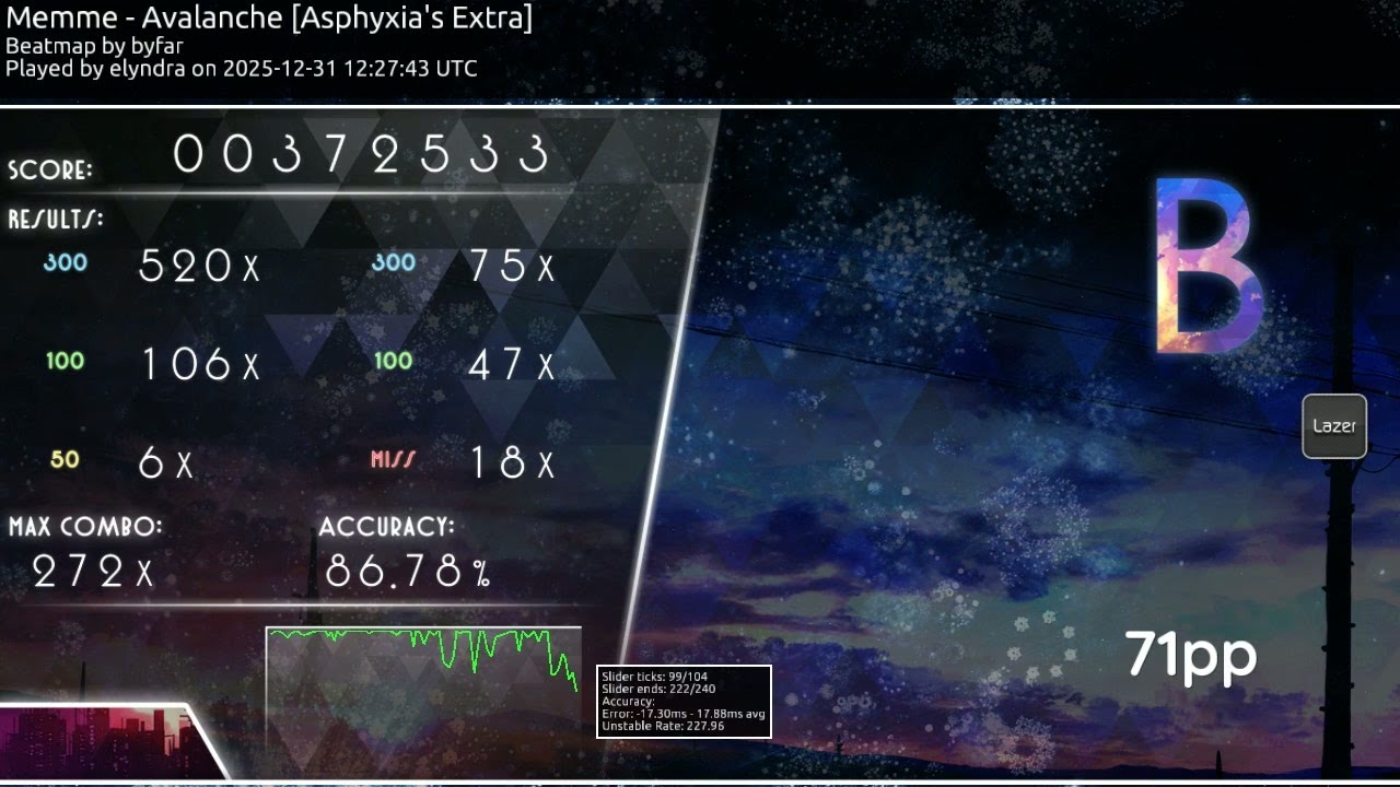 [5.94⭐] Memme - Avalanche [Asphyxia's Extra] 71pp - elyndra