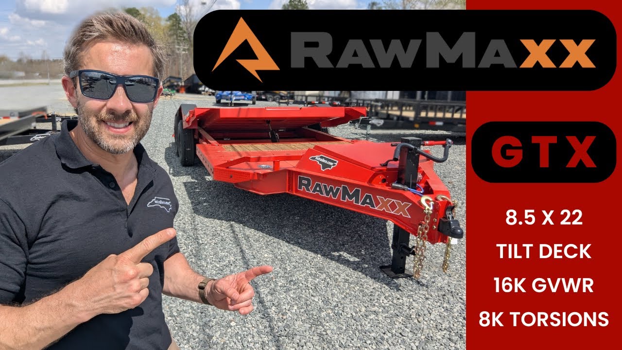 RawMaxx GTX Tilt Equipment Trailer In-Depth Look