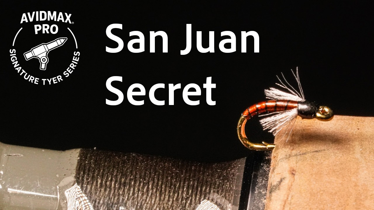 Как связать мушку San Juan Secret | Урок по вязанию мушек