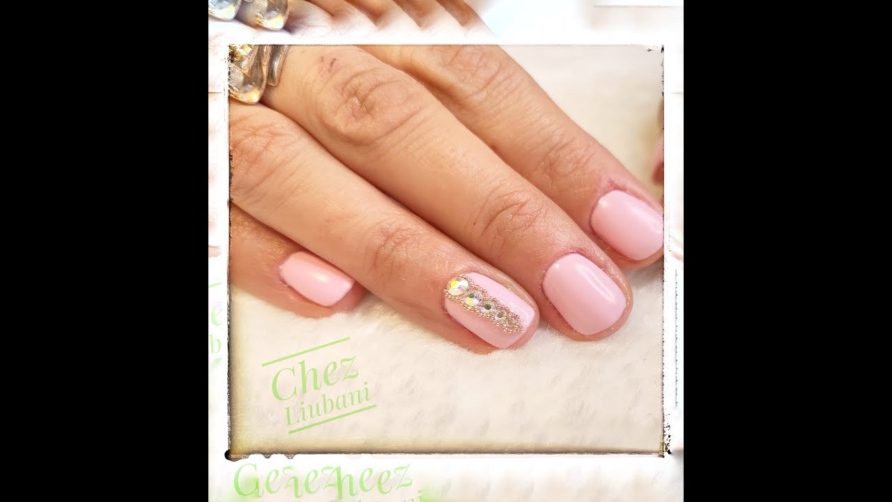 #ongles en gel chablon #manucure