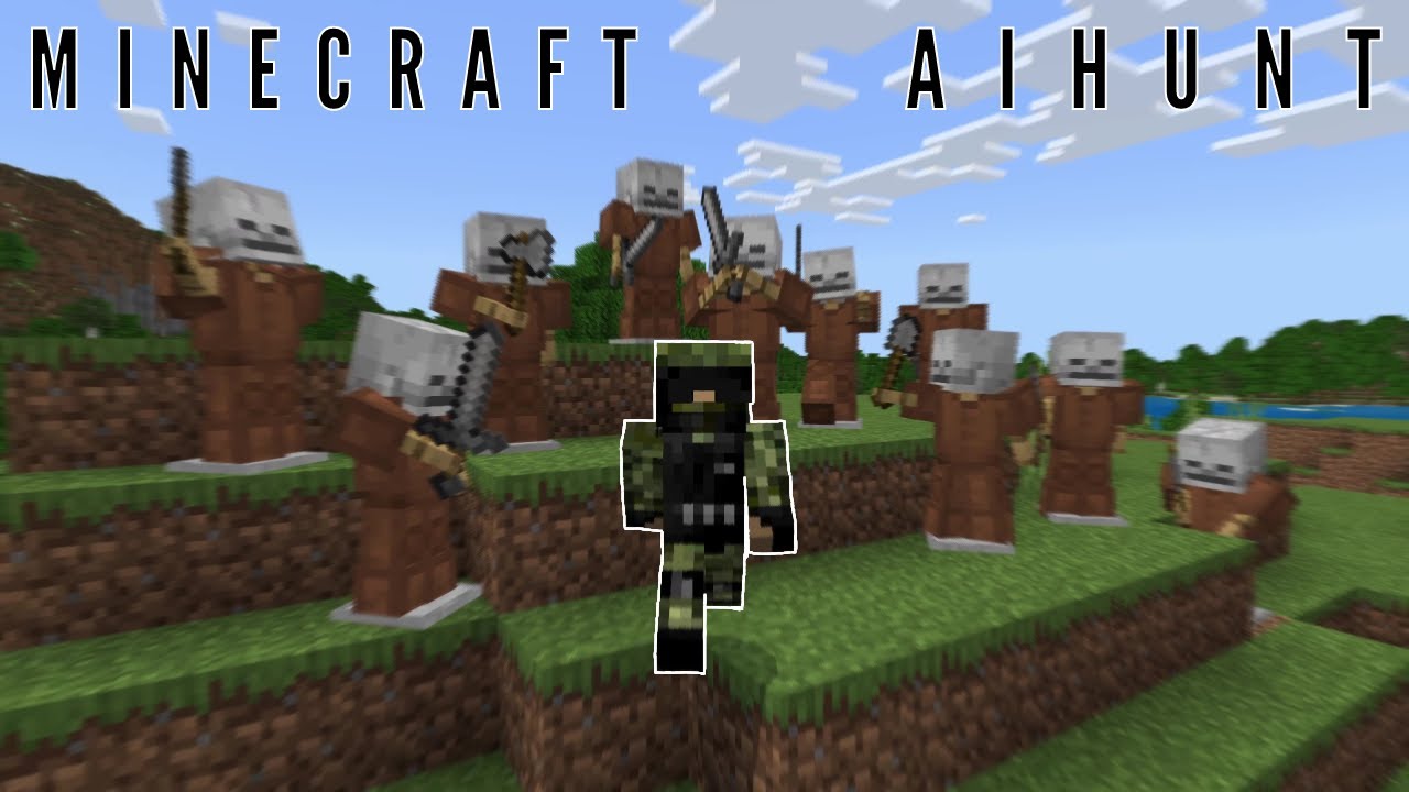 Minecraft Survivalist VS 10 AI Hitmen