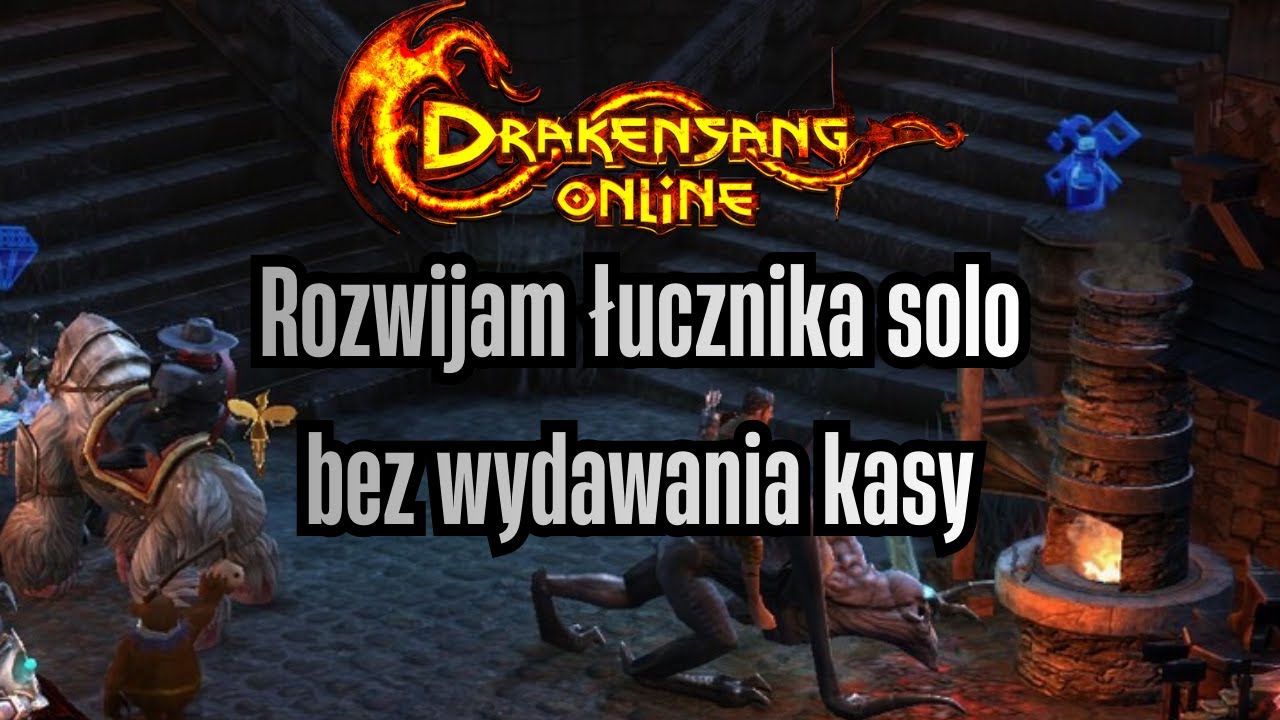 🔴Live - Łucznik solo, bez kasy! Polski dialog, tipy, ustawienia, krafting www.drakensang.com