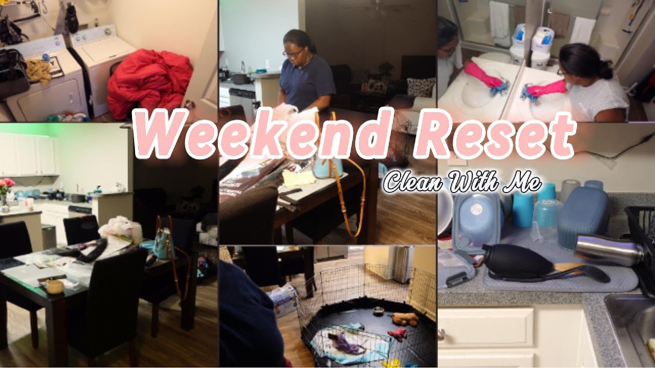 Vlog l Weekend Reset l Clean with me after dark past midnight #cleaning #cleaningmotivation