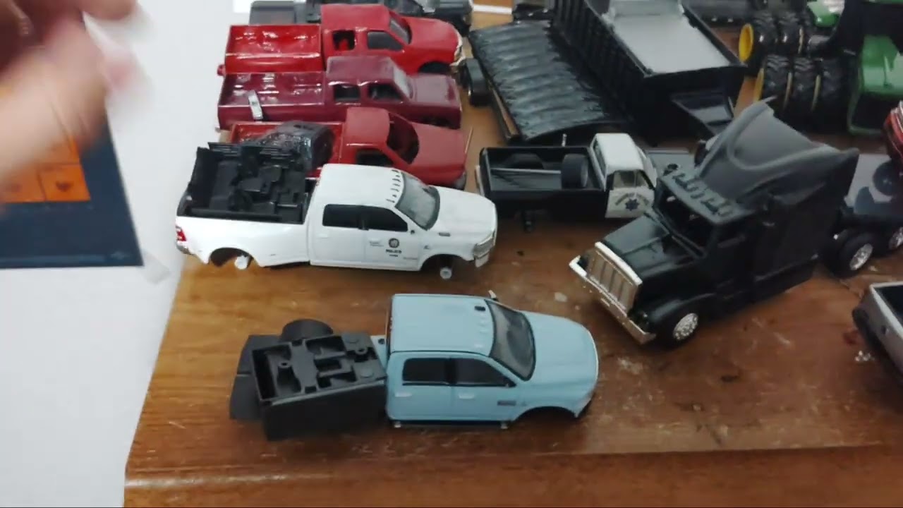 All my custom and builds 1/64 trucks 