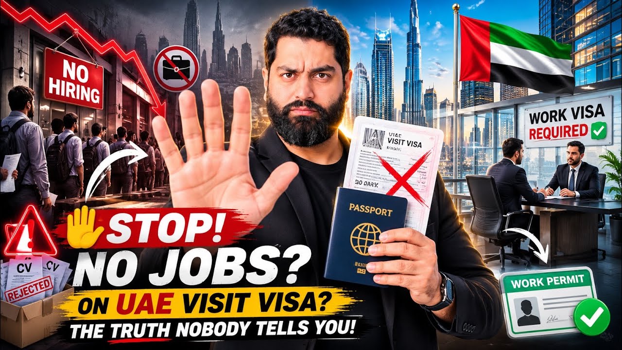 No Jobs on a UAE Visit Visa? 🇦🇪 The Truth Nobody Tells You!