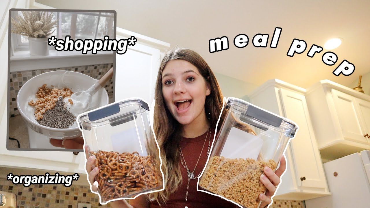 my weekly meal prep + shopping routine
