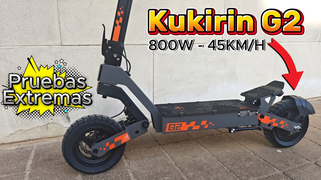 PATINETE BARATO, POTENTE Y SUSPENSIÓN | Kukirin G2 Pruebas Extremas