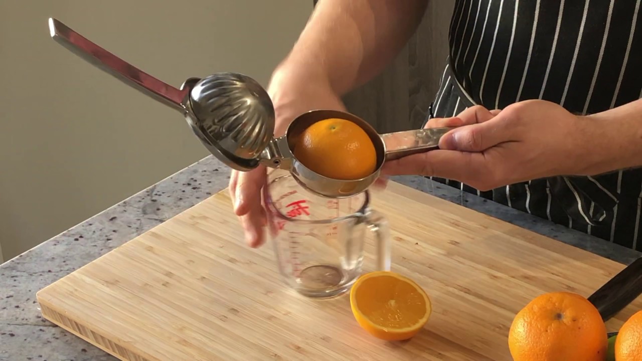 Fresh Menu Kitchen Premium Stainless Steel Citrus Squeezer