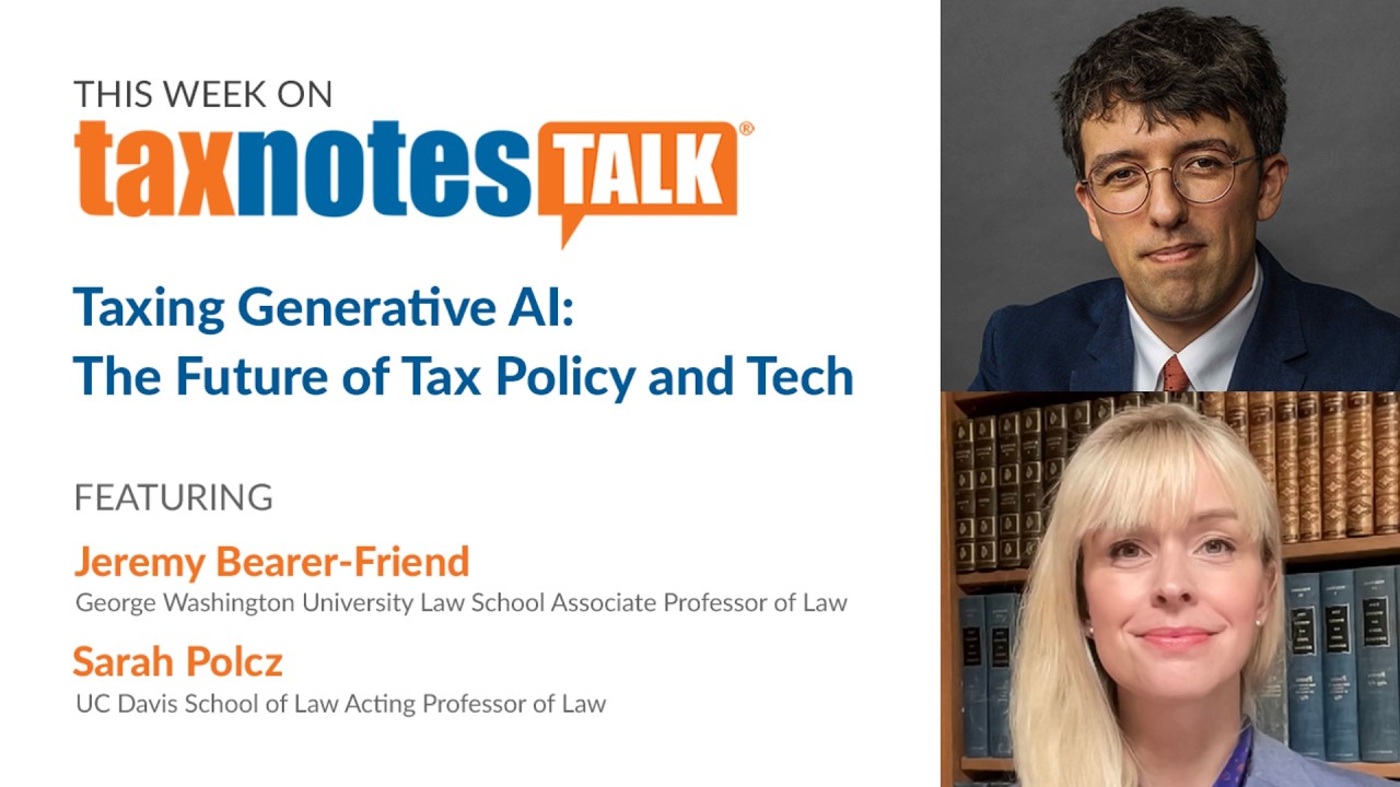 Taxing Generative AI: The Future of Tax Policy and Tech