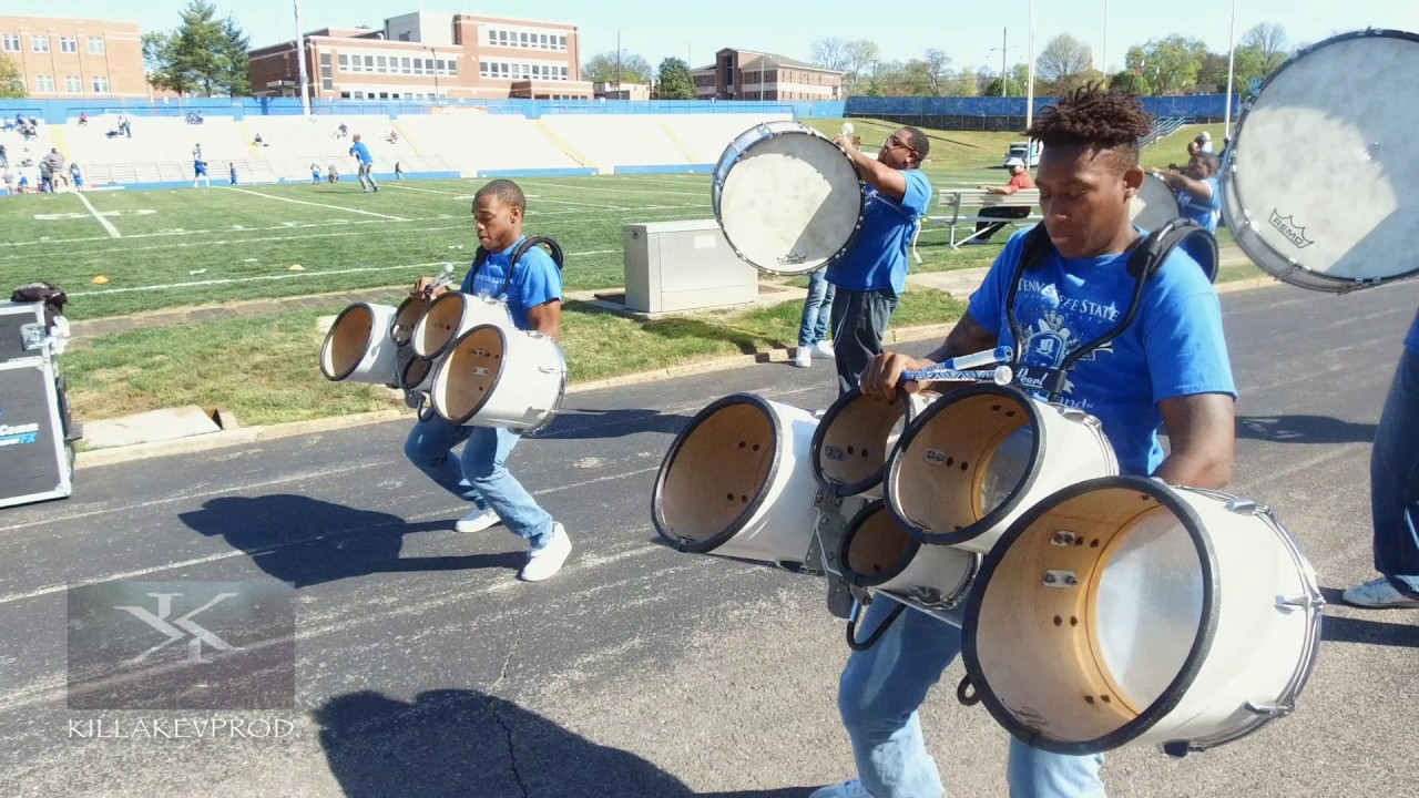 Tennessee State University  Percussion Section - Funk Train - 2017