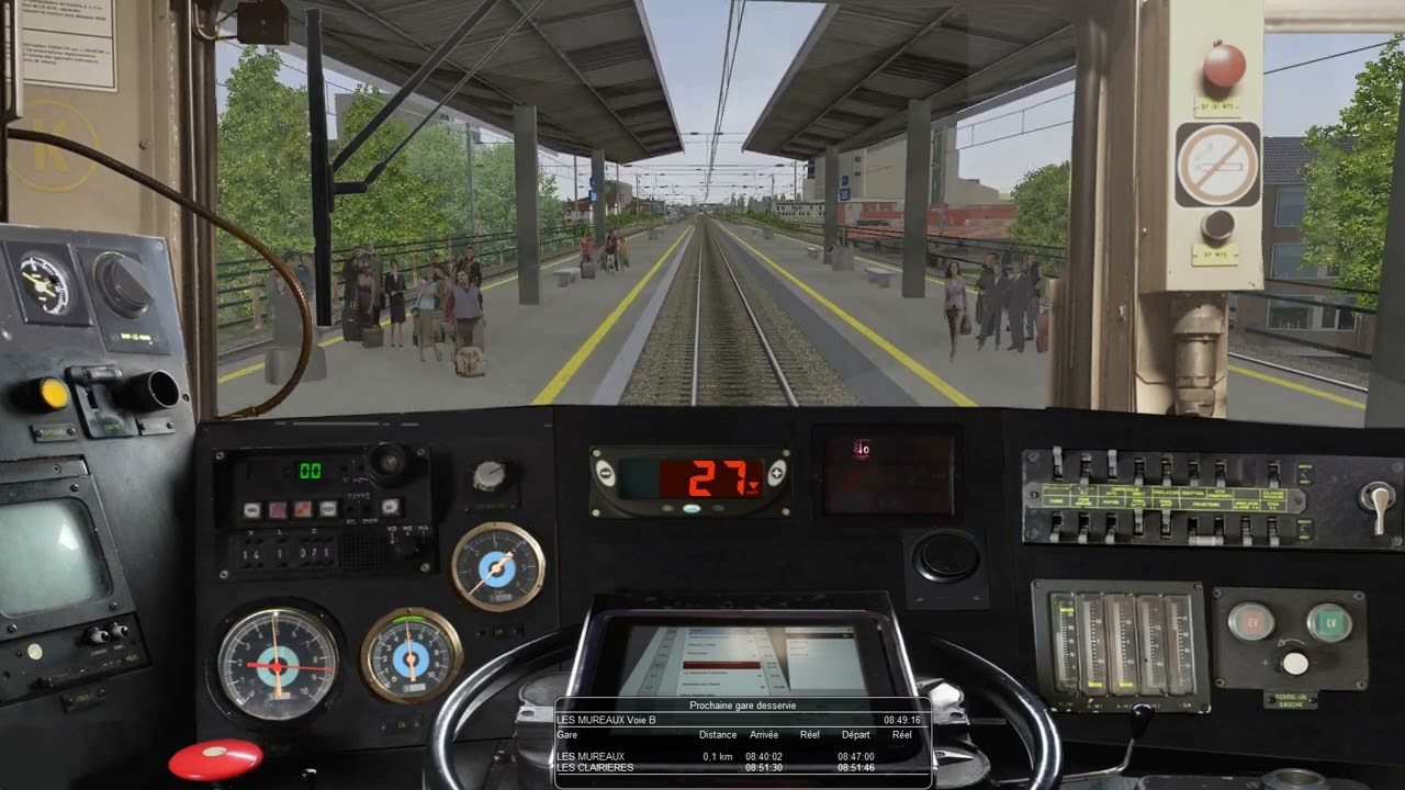 [ORTS]  PILA   LES MUREAUX - PARIS ST LAZARE