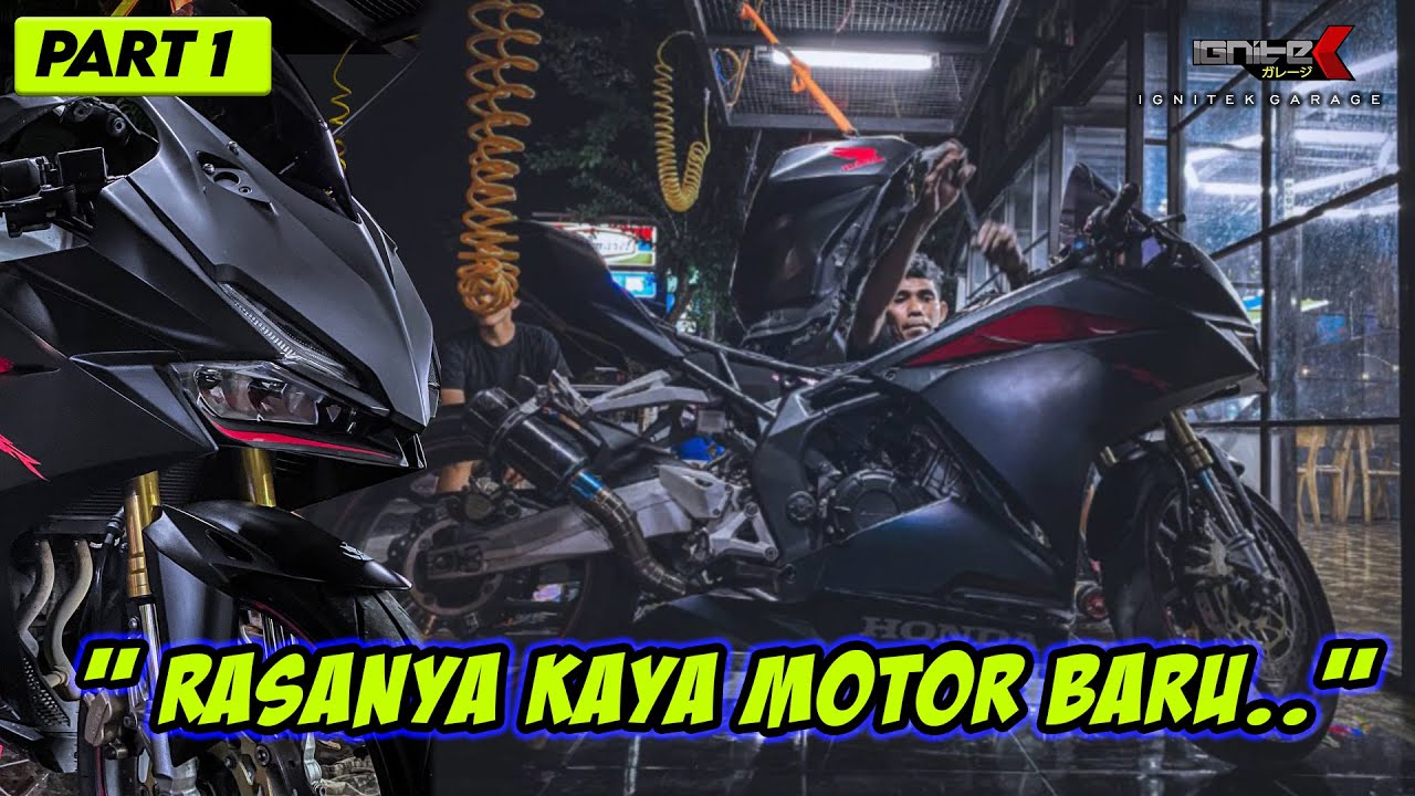 Cara Service Motosport CBR 250RR agar Tarikan Seperti Baru #belajarservice