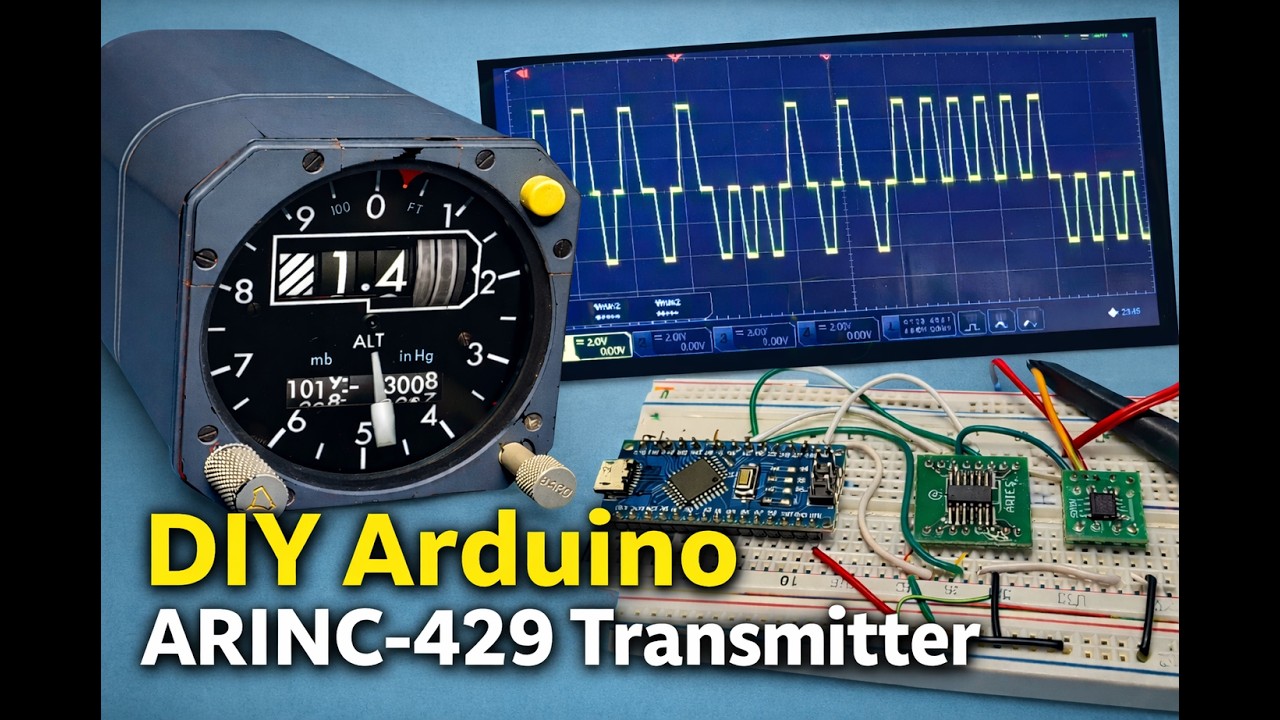 DIY Arduino ARINC-429 Transmitter