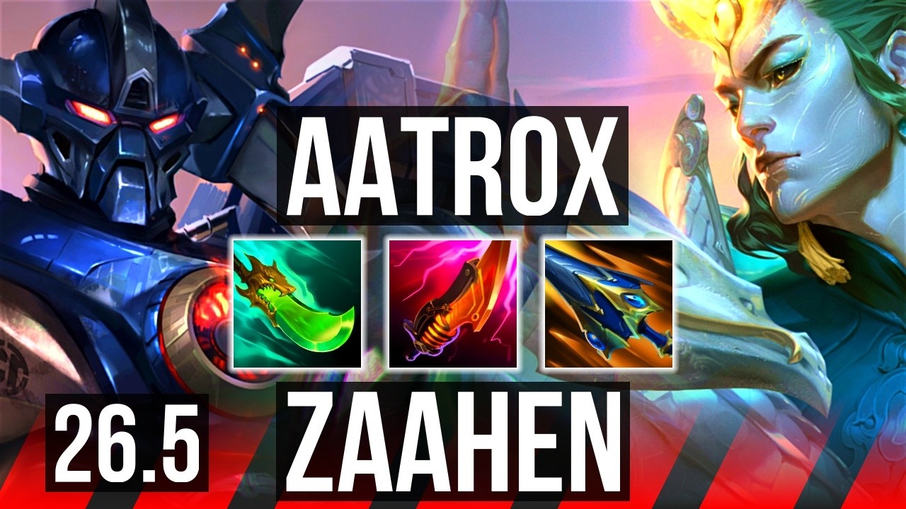 AATROX vs ZAAHEN (TOP) | Perfect KDA: 13/0/6 | EUW Diamond | 26.5