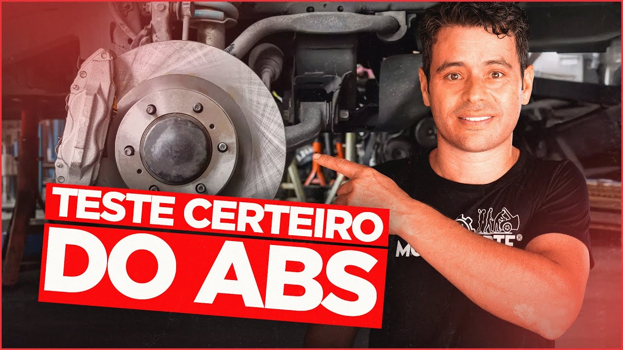 Teste certeiro de sensor de velocidade do ABS