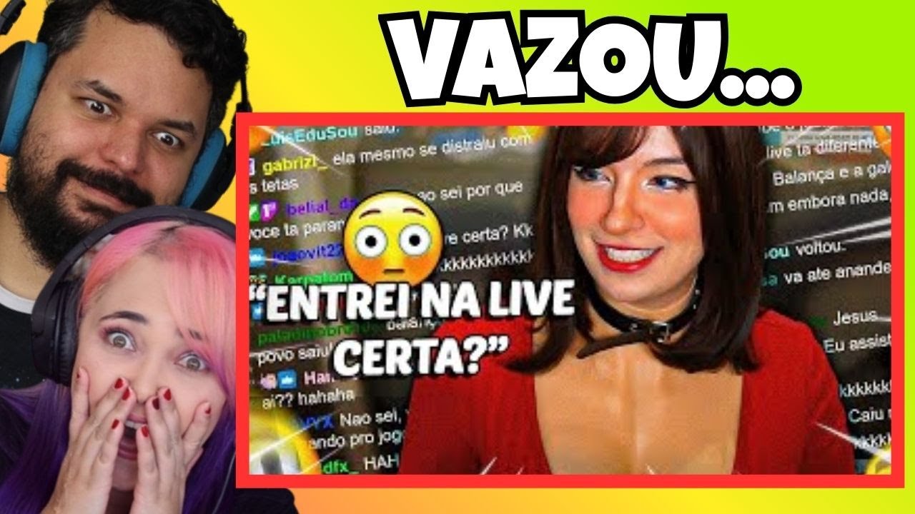 QUANDO A STREAMER COMEÇA A LIVE DE UM JEITO PECULIAR - CLIPS ENGRAÇADOS Viralizou Clips // REACT