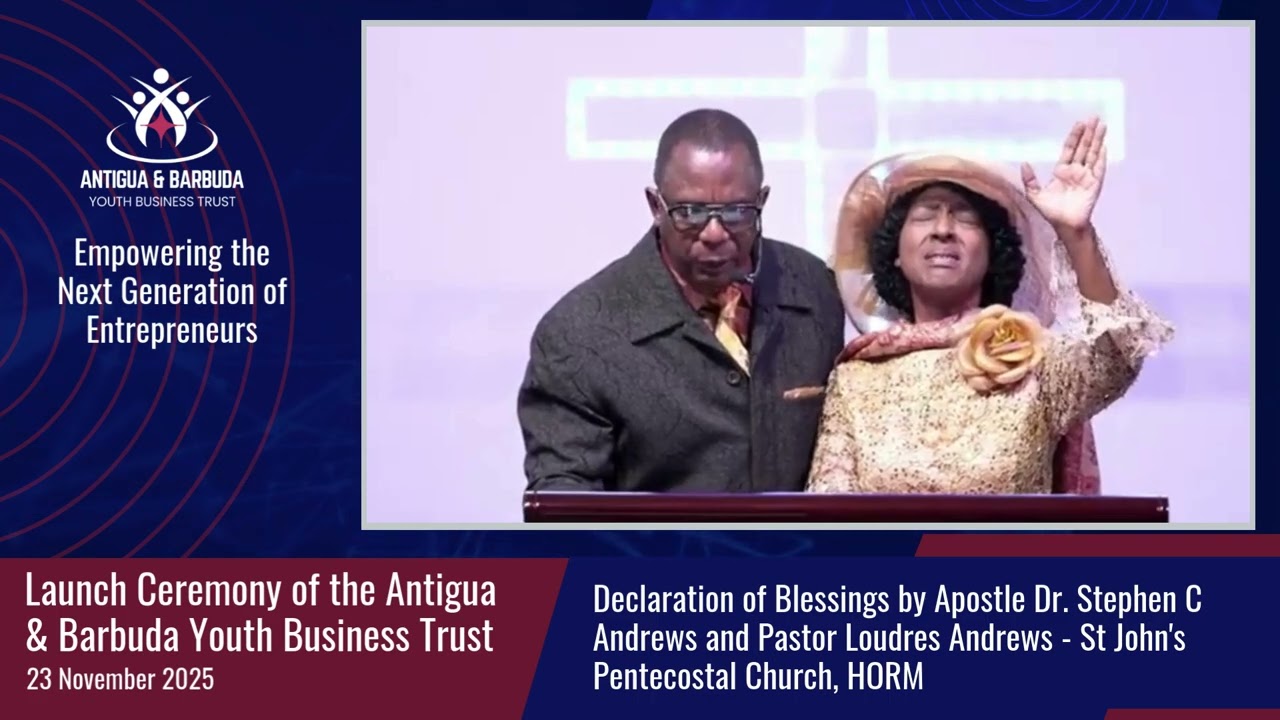 ABYBT Launch - Blessing by Apostle Dr. Stephen C Andrews and Pastor Loudres Andrews