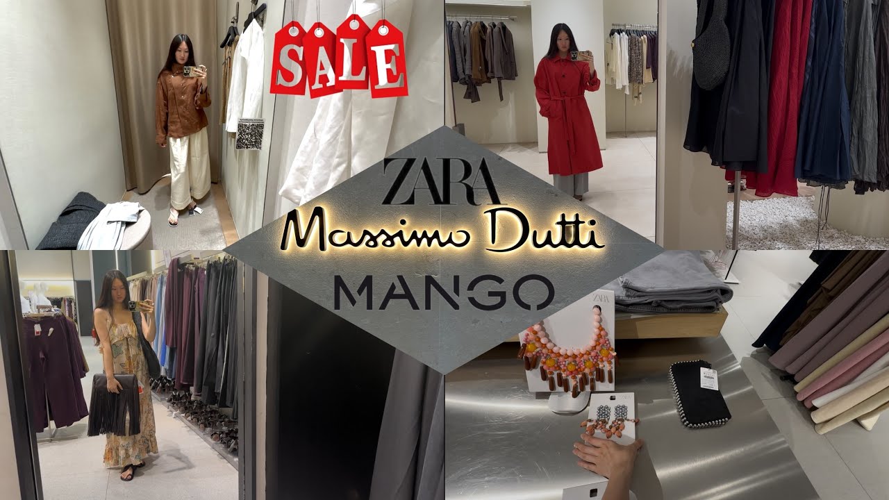 Shopping vlog Massimo Dutti / ZARA / MANGO / Sale / New collection / шопинг с примеркой