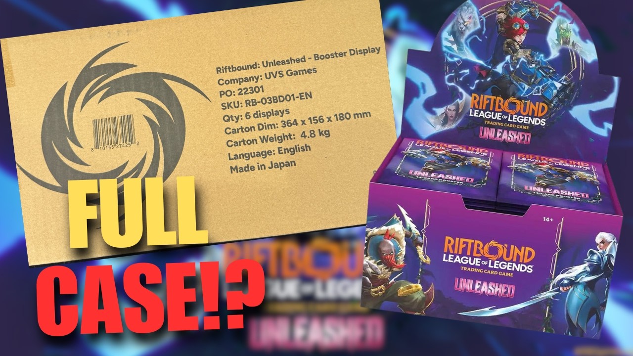 I Opened AN ENTIRE CASE of Riftbound Unleashed&hellip;