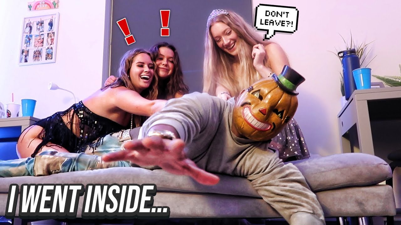 PULLING UP To College Girls Dorms UNINVITED * SPOOKY *