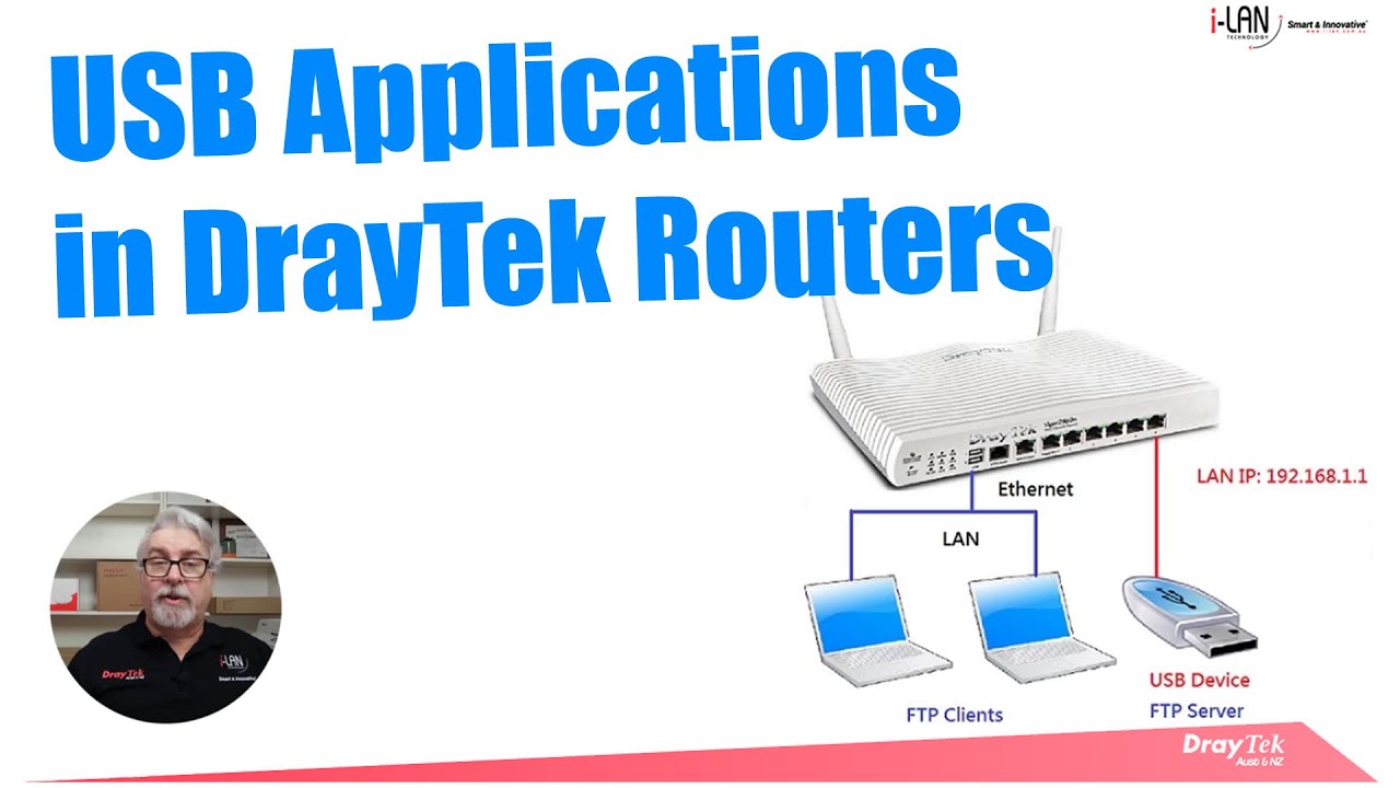 Webinar - USB Applications in DrayTek Routers
