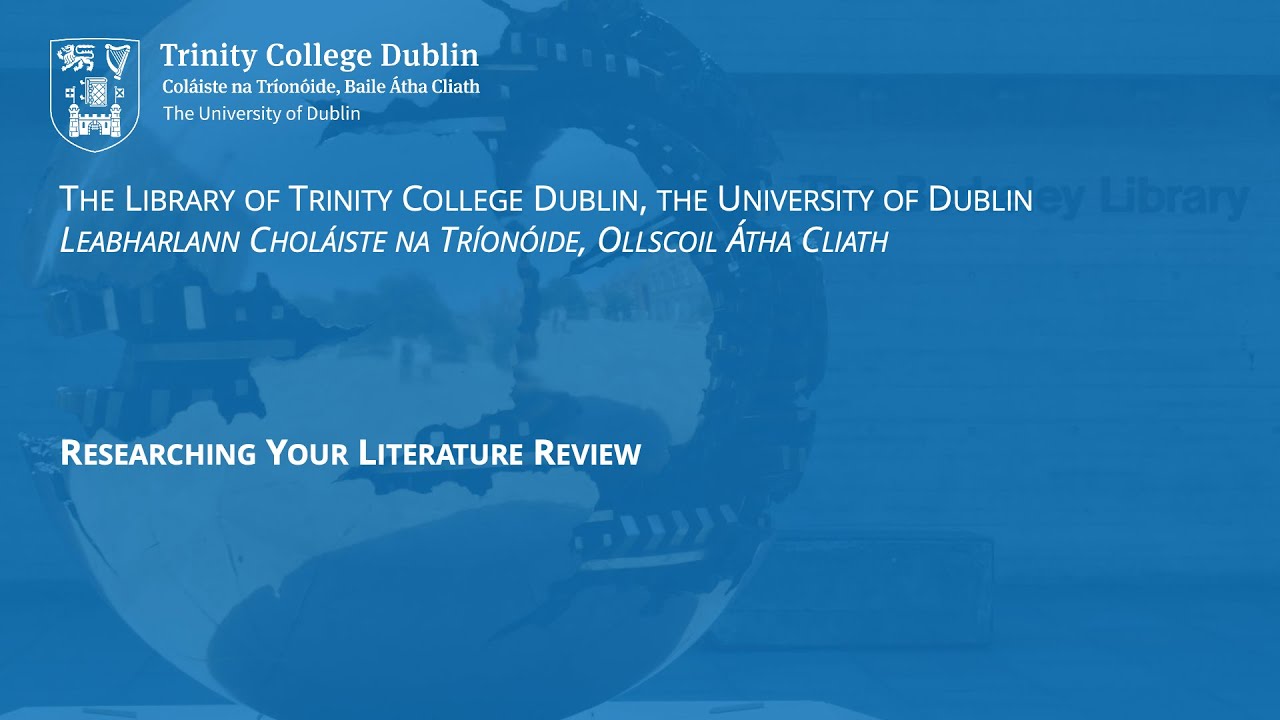 Researching your literature review