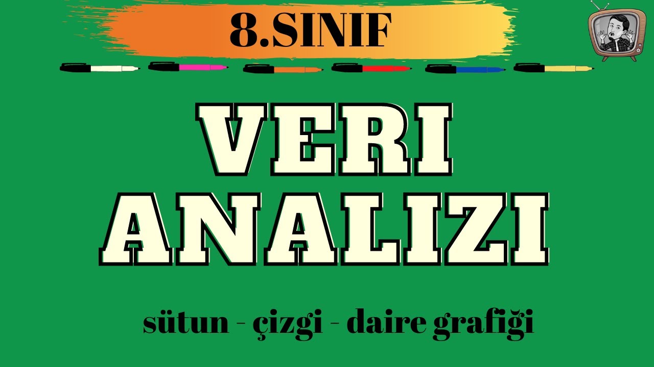 LGS 8. SINIF  VERİ ANALİZİ (çizgi,sütun,daire grafiği)  #verianalizi