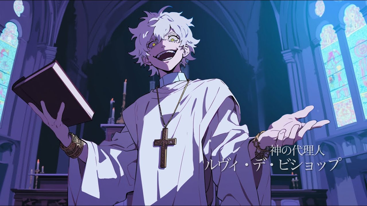 【作業用BGM】神を崇める聖教団の司教との戦闘BGM 『神の代理人 ルヴィ・デ・ビショップ』【ラスボス・戦闘・かっこいい】【フリーBGM】