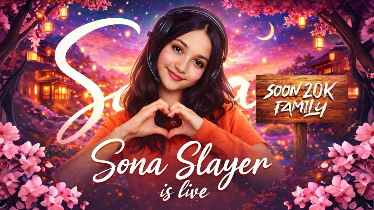 🔴[Live] SONA SLAYER 🧿 LIVE  FREE FIRE MAX GIRL GAME ❤️ 20K SOON 🎯